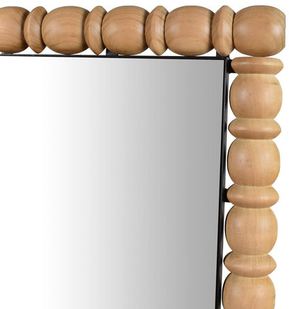 Meridian Furniture - Aubrey Bleached Natural Oak Mirror - 437Oak-36M veiw 5