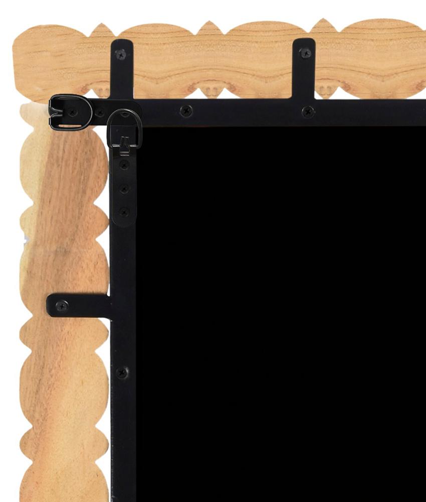 Meridian Furniture - Aubrey Bleached Natural Oak Mirror - 437Oak-36M veiw 7