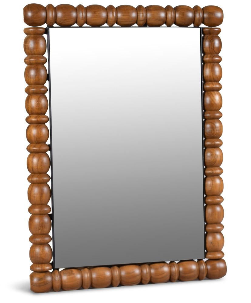 Meridian Furniture - Aubrey Brown Mirror - 437Brown-36M veiw 1