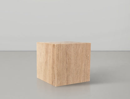 Meridian Furniture - Bolzano Beige End Table - 251Travertine-ET veiw 2