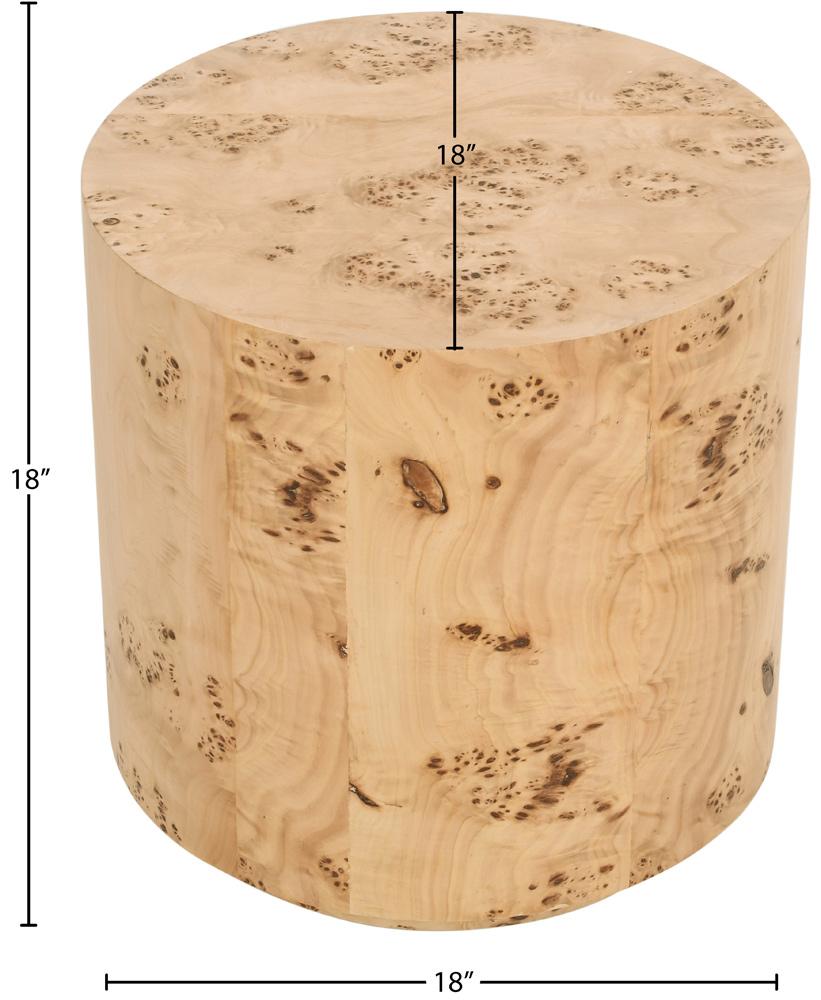 Meridian Furniture - Burl Natural Ash End Table - 270-E veiw 7