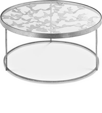 Meridian Furniture - Butterfly Silver Coffee Table - 471-C veiw 1