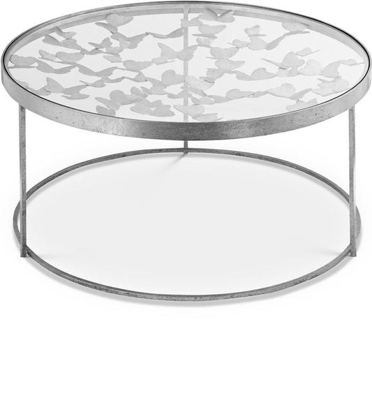 Meridian Furniture - Butterfly Silver Coffee Table - 471-C veiw 1