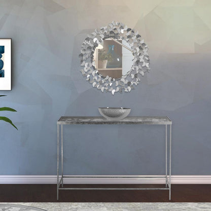Meridian Furniture - Butterfly Silver Console Table - 471-T veiw 2