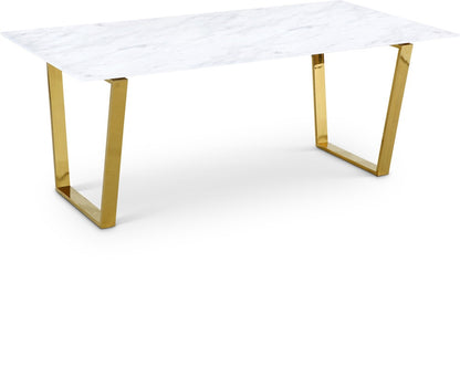 Meridian Furniture - Cameron Gold Dining Table - 712-T veiw 1