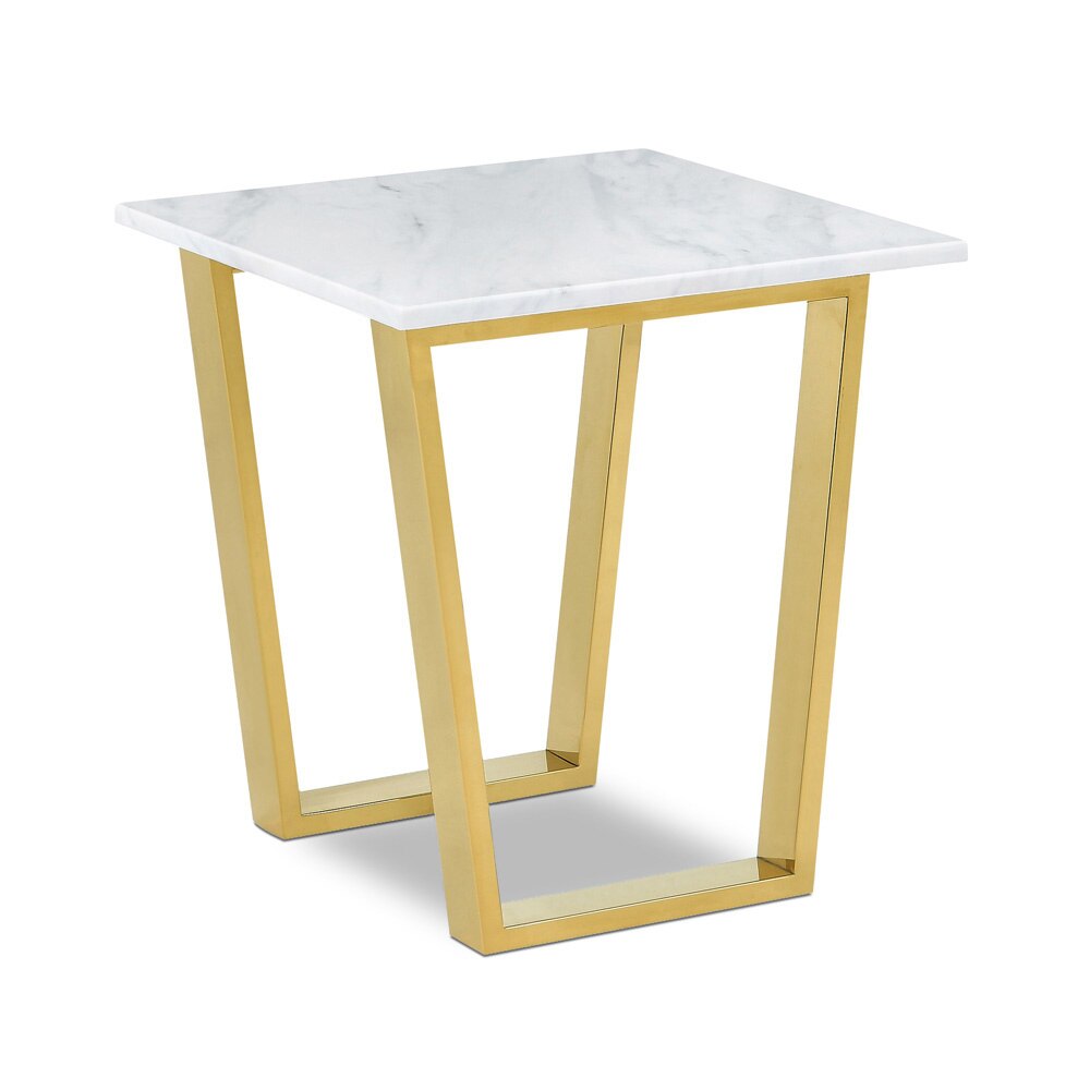Meridian Furniture - Cameron Gold End Table - 2Pc - 212-E veiw 1