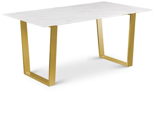 Meridian Furniture - Cameron White Dining Table - 933-T veiw 1