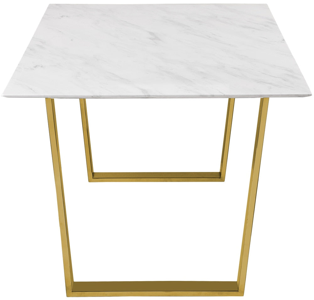 Meridian Furniture - Cameron White Dining Table - 933-T veiw 5