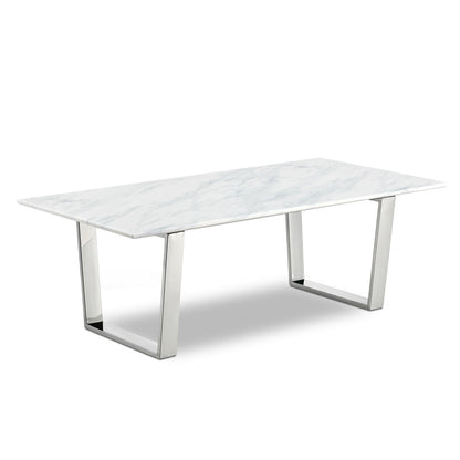 Meridian Furniture - Carlton Chrome Coffee Table - 2Pc - 235-C veiw 1