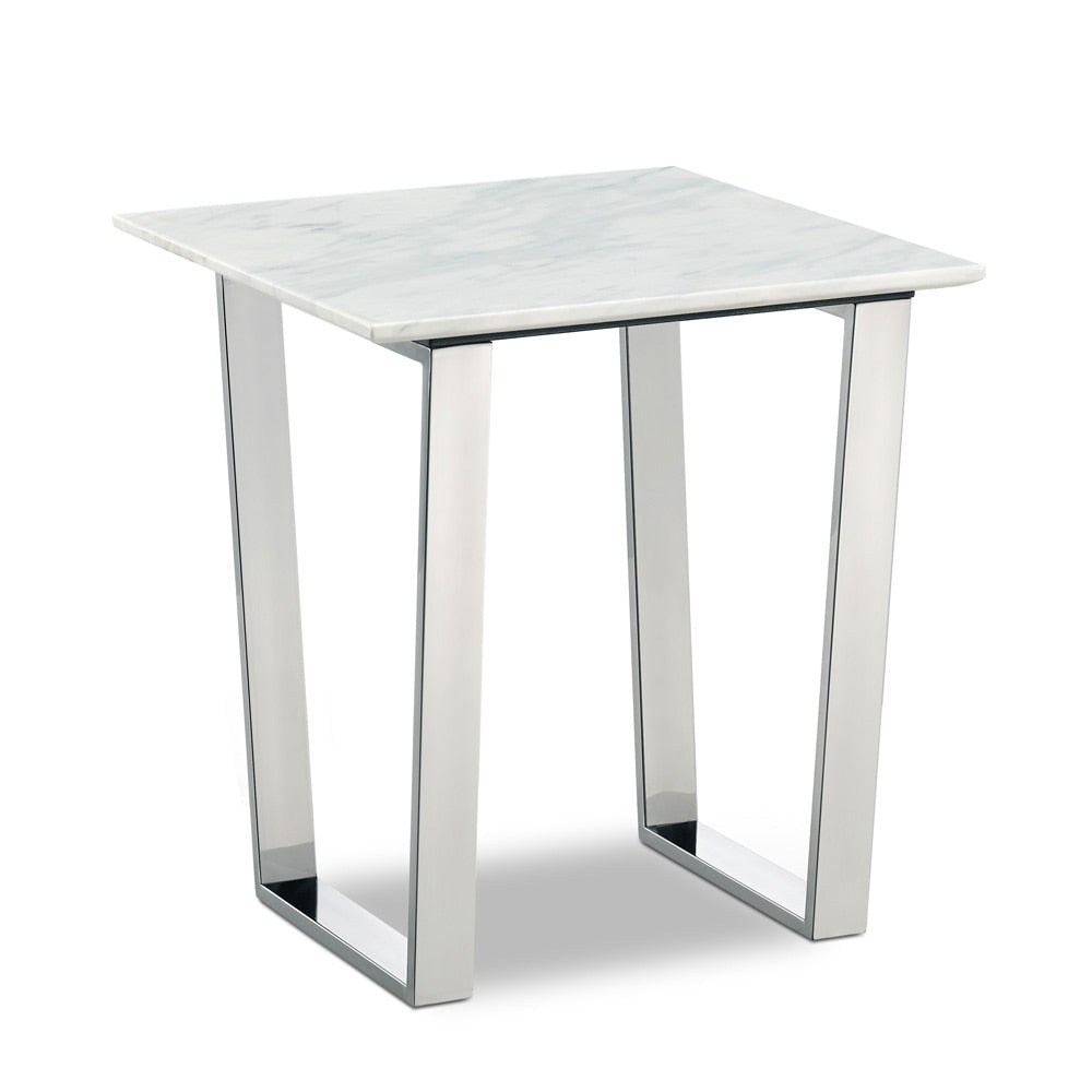 Meridian Furniture - Carlton Chrome End Table - 2Pc - 235-E veiw 1