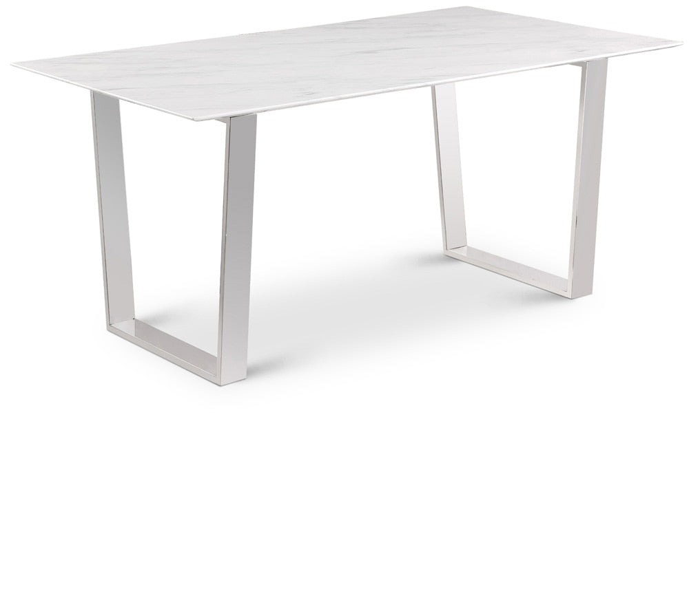 Meridian Furniture - Carlton White Dining Table - 934-T veiw 1