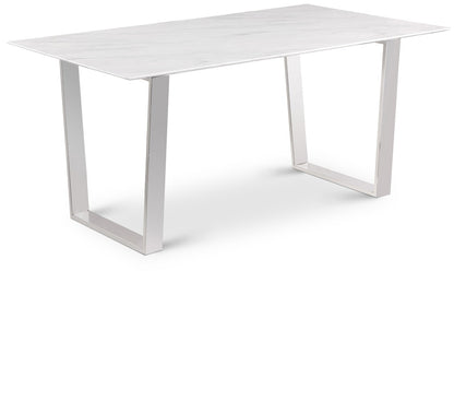 Meridian Furniture - Carlton White Dining Table - 934-T veiw 1