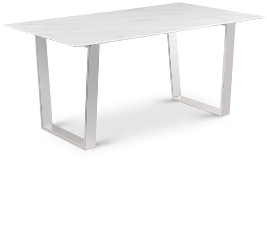 Meridian Furniture - Carlton White Dining Table - 934-T veiw 1