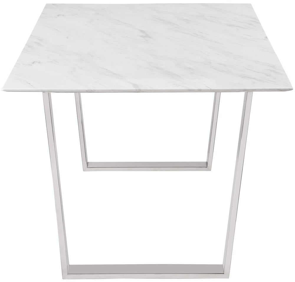 Meridian Furniture - Carlton White Dining Table - 934-T veiw 5