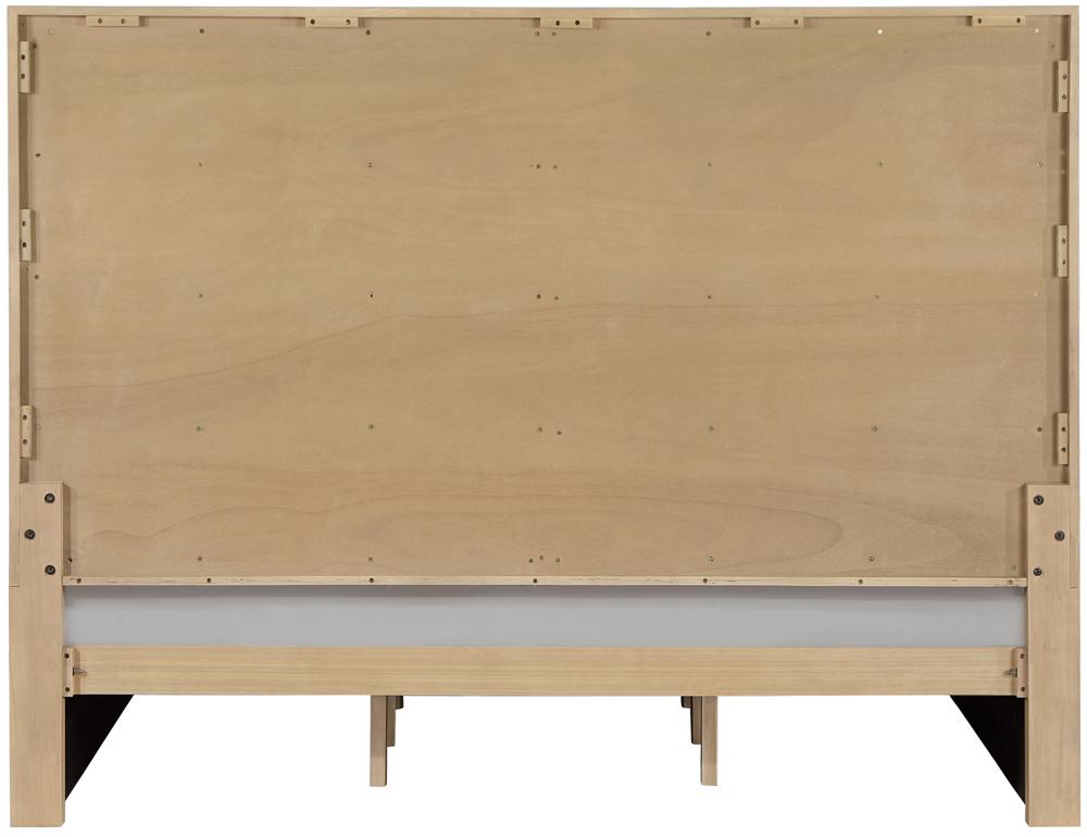 Meridian Furniture - Casa Cream Vegan Leather Queen Bed - CasaCream-Q veiw 6