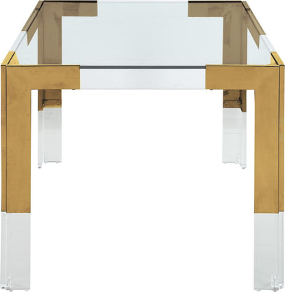 Meridian Furniture - Casper Rich Gold Dining Table - 715-T veiw 4
