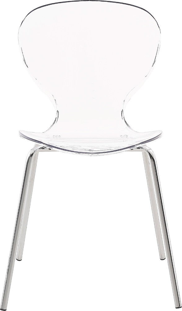 Meridian Furniture - Clarion Chrome Metal Dining Chair (Set of 2) - 771-C veiw 5