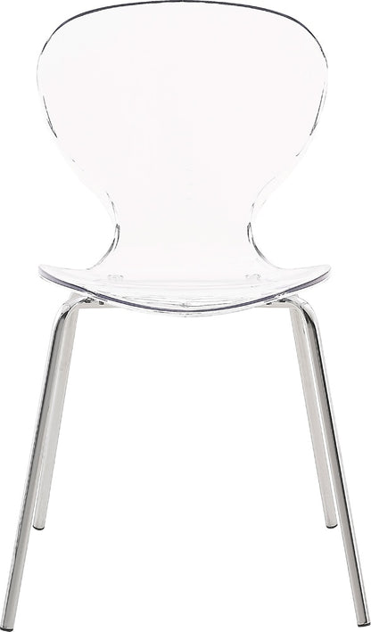 Meridian Furniture - Clarion Chrome Metal Dining Chair (Set of 2) - 771-C veiw 5