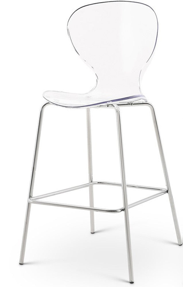 Meridian Furniture - Clarion Chrome Metal Stool (Set of 2) - 768-C veiw 1
