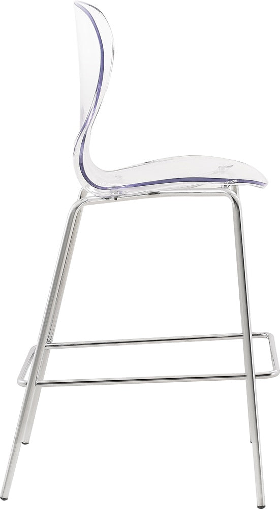 Meridian Furniture - Clarion Chrome Metal Stool (Set of 2) - 768-C veiw 4