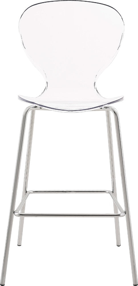 Meridian Furniture - Clarion Chrome Metal Stool (Set of 2) - 768-C veiw 5