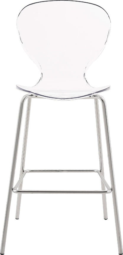 Meridian Furniture - Clarion Chrome Metal Stool (Set of 2) - 768-C veiw 5