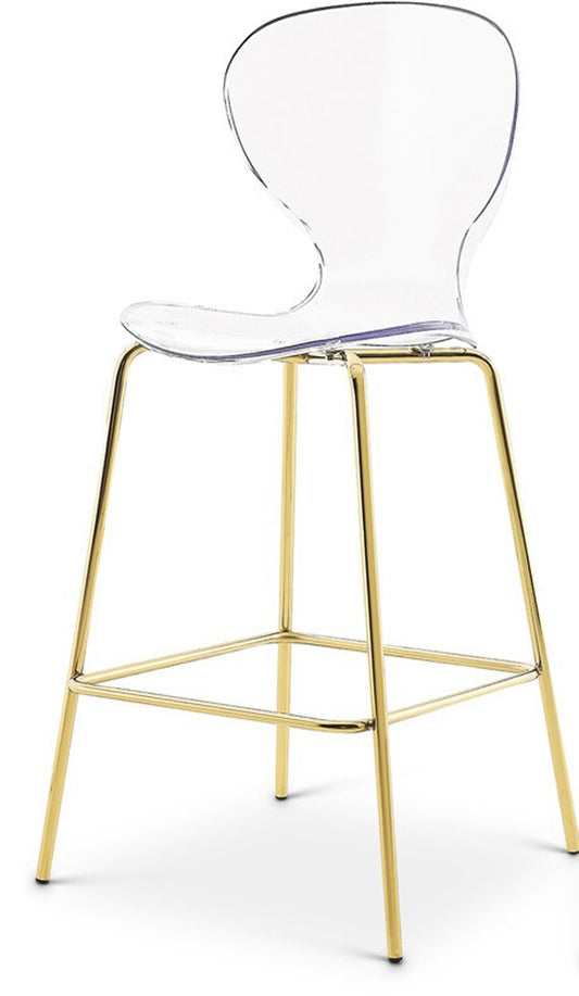 Meridian Furniture - Clarion Gold Metal Stool (Set of 2) - 767-C veiw 1