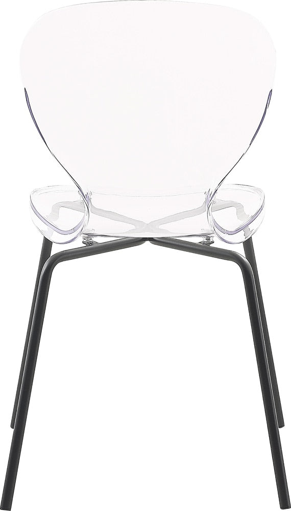 Meridian Furniture - Clarion Matte Black Dining Chair (Set of 2) - 769-C veiw 3