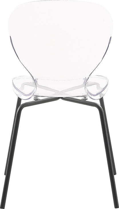 Meridian Furniture - Clarion Matte Black Dining Chair (Set of 2) - 769-C veiw 3