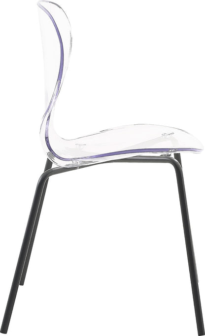 Meridian Furniture - Clarion Matte Black Dining Chair (Set of 2) - 769-C veiw 4