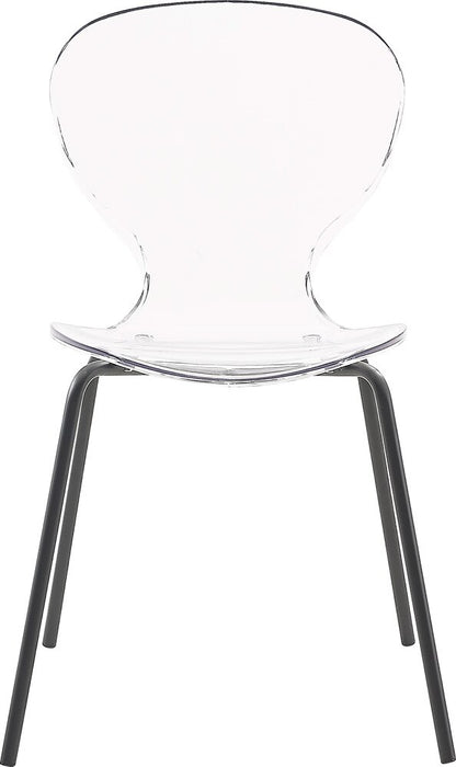 Meridian Furniture - Clarion Matte Black Dining Chair (Set of 2) - 769-C veiw 5