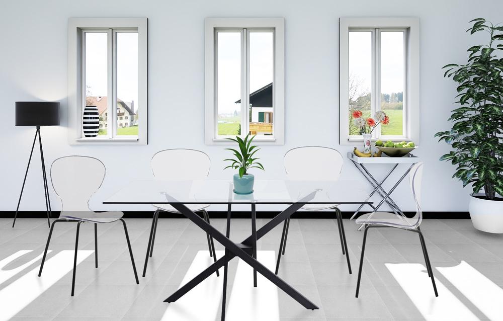 Meridian Furniture - Clarion Matte Black Dining Chair (Set of 2) - 769-C veiw 6