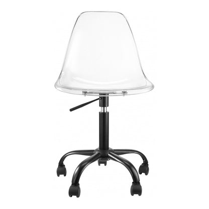 Meridian Furniture - Clarion Matte Black Office Chair - 171Black veiw 3