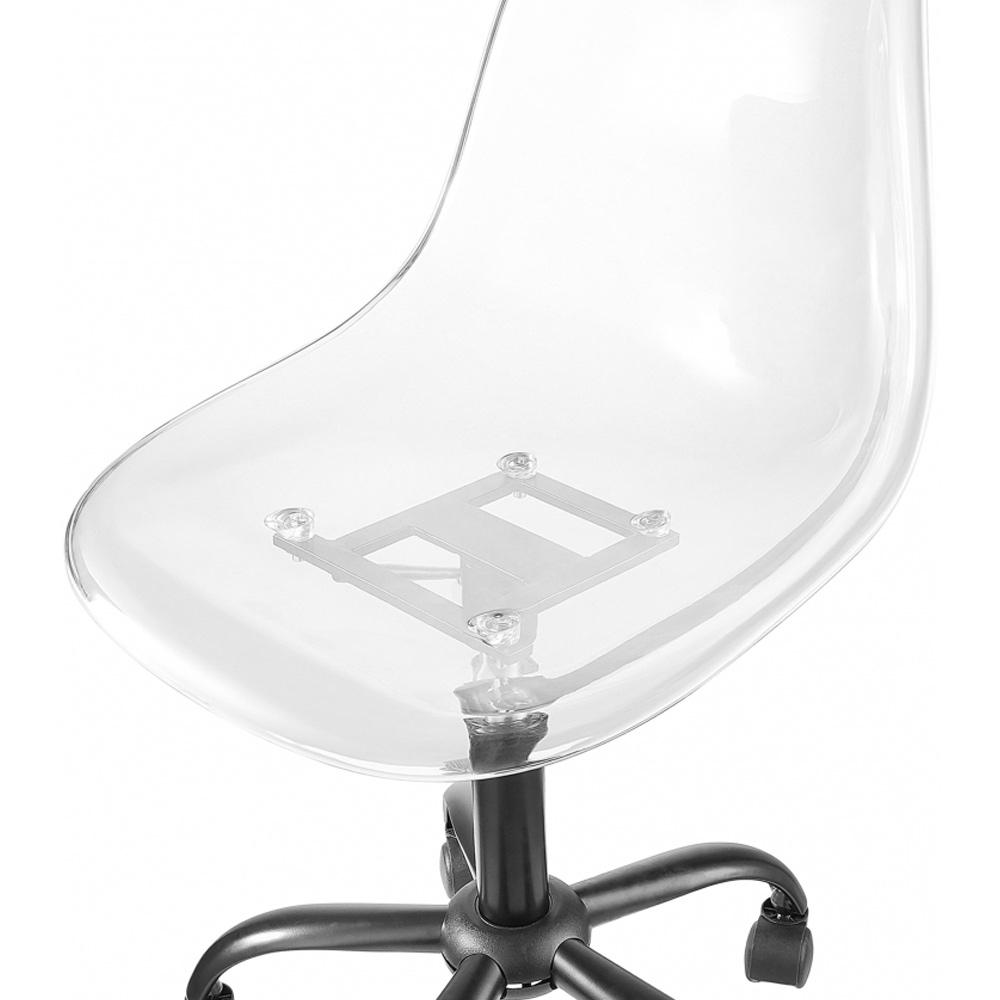 Meridian Furniture - Clarion Matte Black Office Chair - 171Black veiw 5
