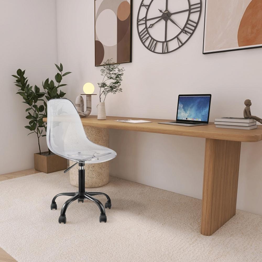 Meridian Furniture - Clarion Matte Black Office Chair - 171Black veiw 6