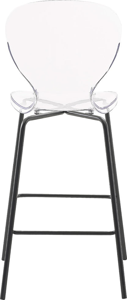 Meridian Furniture - Clarion Matte Black Stool (Set of 2) - 766-C veiw 3