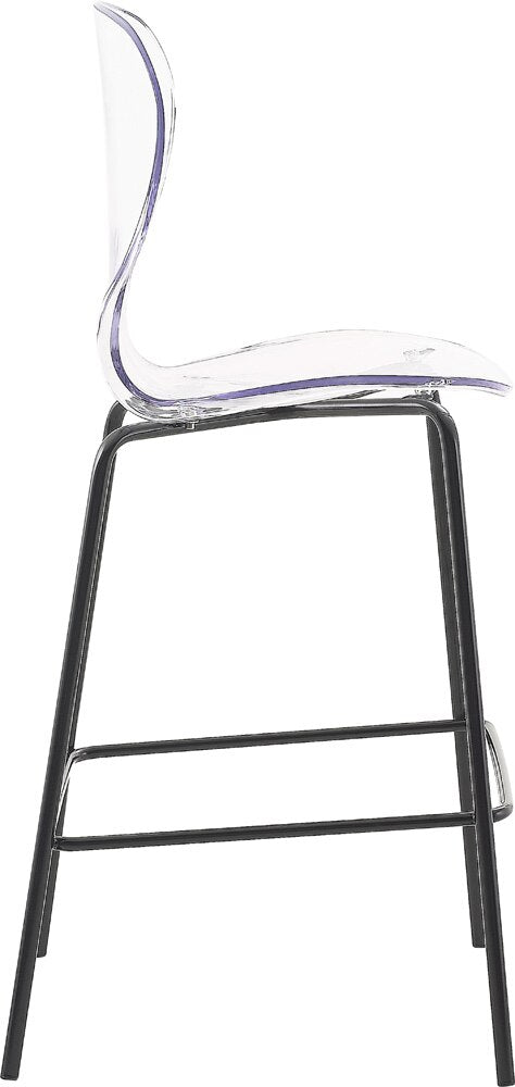 Meridian Furniture - Clarion Matte Black Stool (Set of 2) - 766-C veiw 4
