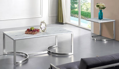 Meridian Furniture - Copley Chrome Coffee Table - 2Pc - 245-C veiw 2