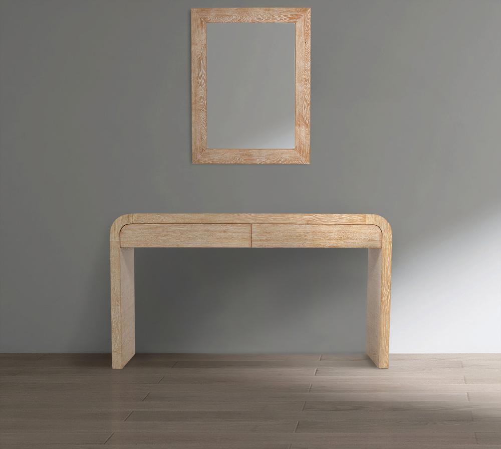 Meridian Furniture - Cresthill White Oak Mirror - 272-M veiw 2