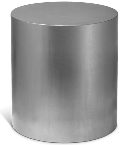 Meridian Furniture - Cylinder Brushed Chrome End Table - 297-ET veiw 1