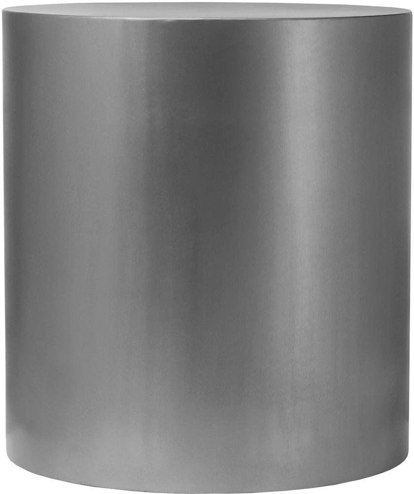 Meridian Furniture - Cylinder Brushed Chrome End Table - 297-ET veiw 3