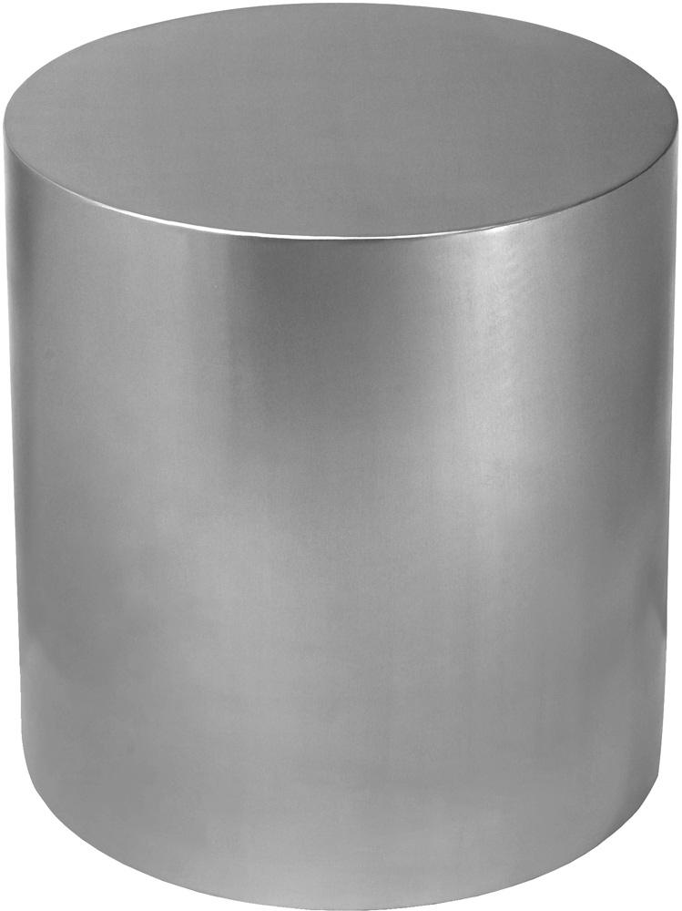 Meridian Furniture - Cylinder Brushed Chrome End Table - 297-ET veiw 4
