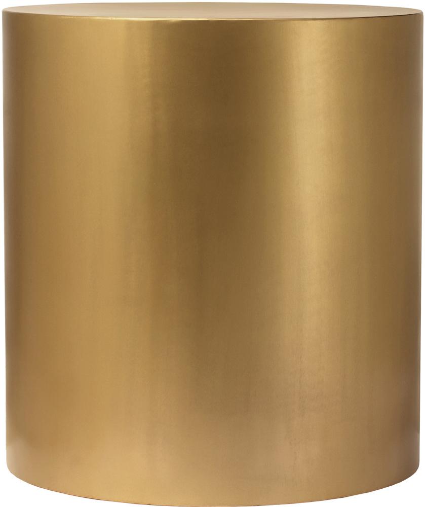 Meridian Furniture - Cylinder Brushed Gold End Table - 296-ET veiw 3