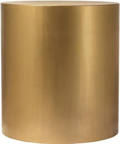 Meridian Furniture - Cylinder Brushed Gold End Table - 296-ET veiw 3