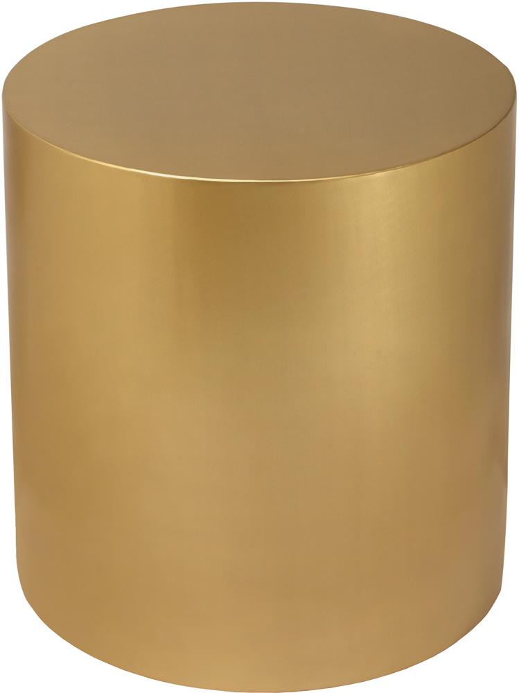 Meridian Furniture - Cylinder Brushed Gold End Table - 296-ET veiw 4