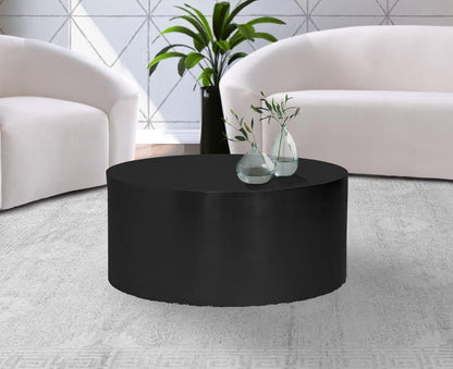 Meridian Furniture - Cylinder Matte Black Coffee Table - 295-CT veiw 2