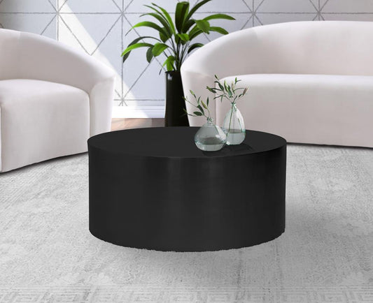 Meridian Furniture - Cylinder Matte Black Coffee Table - 295-CT veiw 2