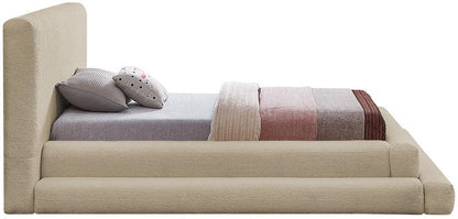 Meridian Furniture - Dane Beige Teddy Fabric Twin Bed - DaneBeige-T veiw 5