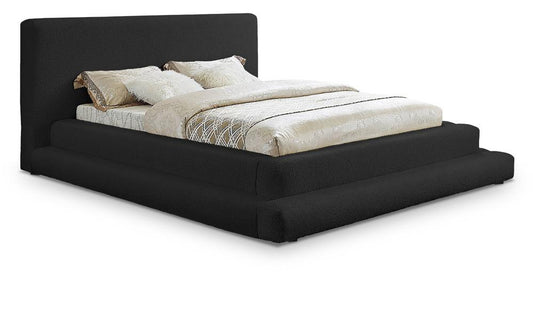 Meridian Furniture - Dane Black Teddy Fabric Full Bed - DaneBlack-F veiw 1