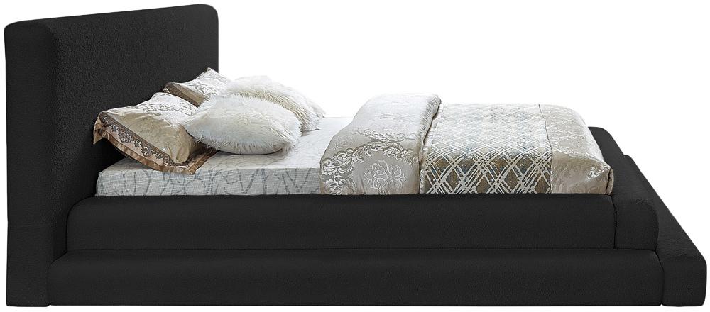 Meridian Furniture - Dane Black Teddy Fabric King Bed - DaneBlack-K veiw 5